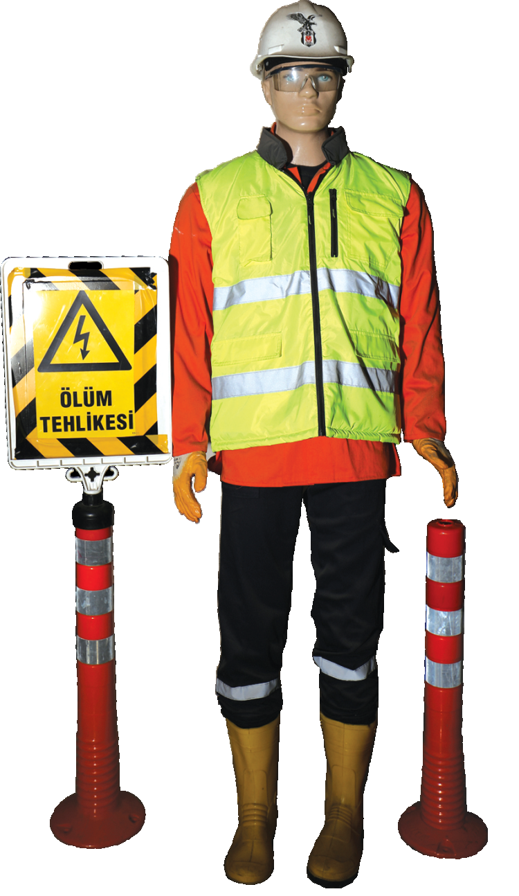 Baret Yelek Maske Bot Eldiven Gözlük Kulaklık